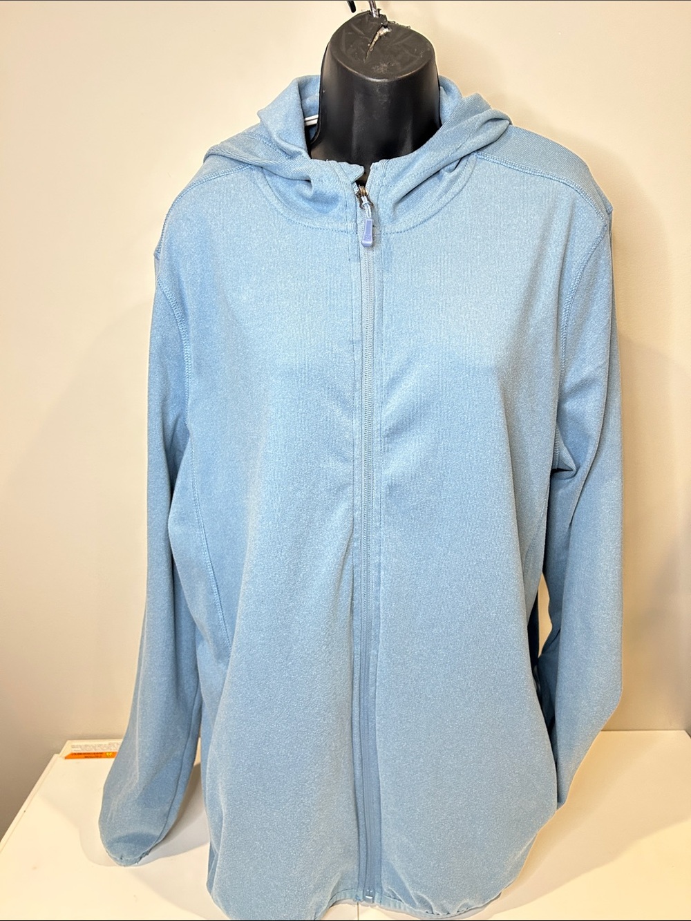 Avalanche Outdoor Supply Co Full Zip Hoodie Blue Fleece Jacket Size XL ultra sof